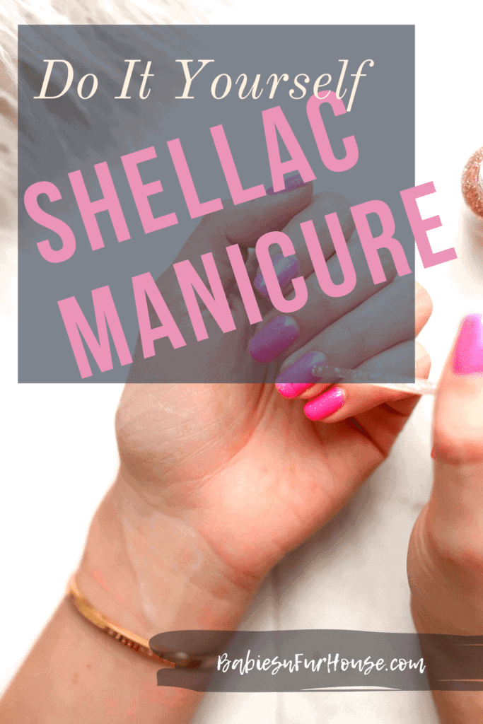 DIY Shellac Manicure. Do It Yourself! #shellac #diymanicure #diynails